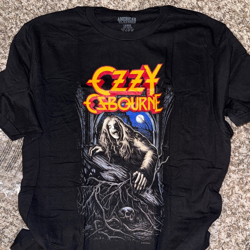American Classics Black Ozzy Osbourne Graphic Tee